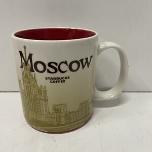 Starbucks Moscow Icon Global City Red Collector Series 16 oz. Mug 2012